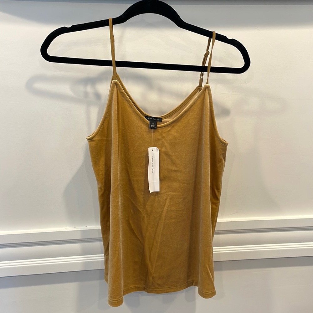 {Ann Taylor} velor tank top